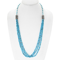 Navajo Turquoise Nugget Necklace 33399