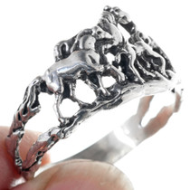 Silver Western Horse Ring 33584