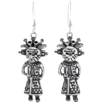 Sterling Silver Kachina Earrings 33595