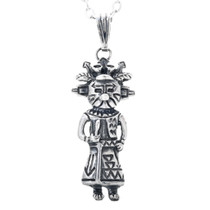 Navajo Silver Kachina Pendant 33597