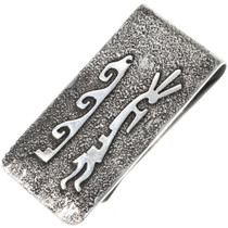 Navajo Silver Kokopelli Money Clip 33888