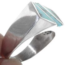 Sterling Silver Turquoise Ring 34223
