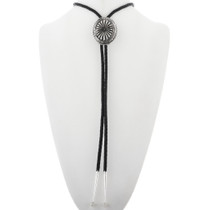 Navajo Sterling Silver Bolo Tie 34281