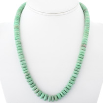 Navajo Green Variscite Bead Necklace 34392