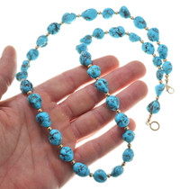 Natural Sonoran Turquoise Necklace 34393