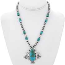 Ray Delgarito Turquoise Mountain Necklace 35262