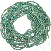 Aqua Green Turquoise Beads Rounded Rectangle Oval 35504