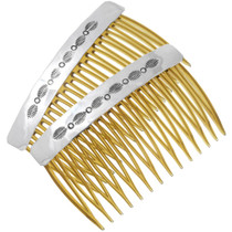 Native American Sterling Hair Combs 35612