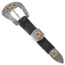 Silver Gold Ranger Belt Buckle Set 35613