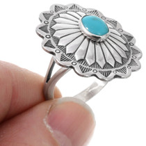 Turquoise Navajo Ring 35792