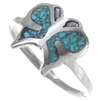 Navajo Turquoise Butterfly Ring 35821