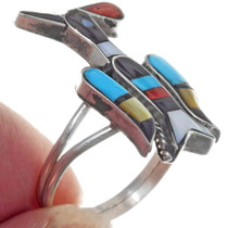 Sterling Silver Turquoise Inlay Ring 35874