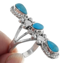 Native American Ladies Turquoise Ring 38043