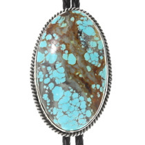 Large Number 8 Turquoise Bolo Tie 39179