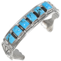 Navajo Silver Arizona Turquoise Bracelet 39376