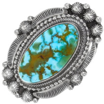 Gem Quality Spiderweb Turquoise Ring 39408