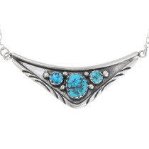 Navajo Sleeping Beauty Turquoise Necklace 39429