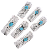 Arizona Turquoise Silver Hair Barrette 39527