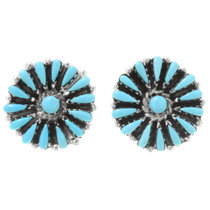 Sleeping Beauty Turquoise Cluster Earrings 39971