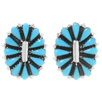 Turquoise Petit Point Post Earrings 39980