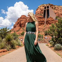 Native American Silver Concho Belt 19711