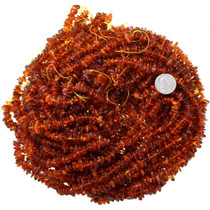 Real Amber Nuggets Bead Strand 37105