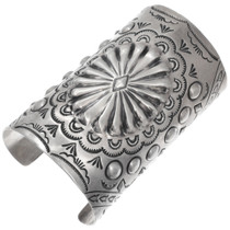 Vintage Navajo Sterling Silver Cuff Bracelet 40044