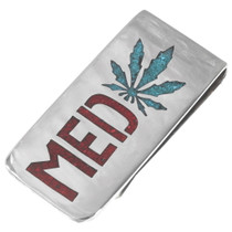 Medicinal Marijuana Money Clip 40258