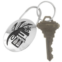 Silver Kachina Silver Key Ring 40281