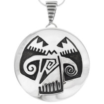 Native American Pueblo Silver Bird Pendant 40284