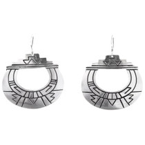 Sterling Silver Native American Earrings 40352