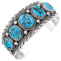 Native American Turquoise Nugget Bracelet 40545