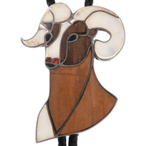 Zuni Bighorn Sheep Bolo Tie 40608
