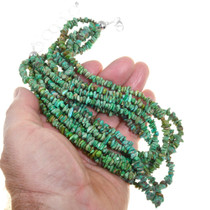 Green Turquoise Seven Strand Southwest Necklace 40841