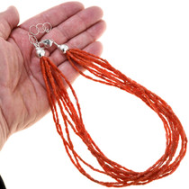 Ten Strand Beaded Red Coral Necklace 40843