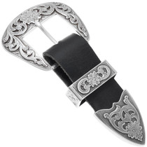 silver buckle