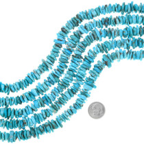 Large Turquoise Disc Beads 37243