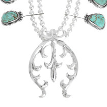 Number 8 Turquoise Navajo Necklace 41110