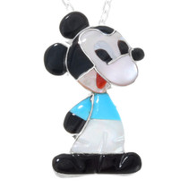 Zuni Mickey Mouse Pendant 41256