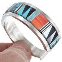Native American Spiny Oyster Shell Navajo Cuff Bracelet 41428
