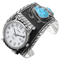 Natural Sleeping Beauty Turquoise Watch Cuff 41685