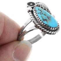 Native American Blue Turquoise Ring 41839