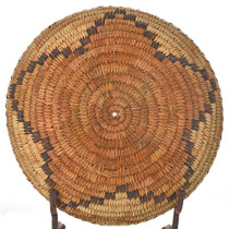 Pima Papago Hand Woven Southwestern Collectible Basket 19062