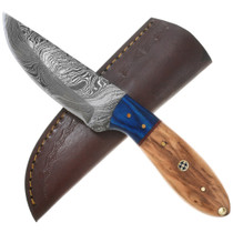 Wood Handle Damascus Steel Knife 42060