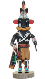 Vintage Proud War God Kachina Doll 42050