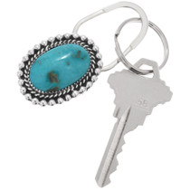 Navajo Turquoise Key Ring 34117