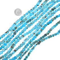 Ithaca Peak Turquoise Dog Bone Beads 37488