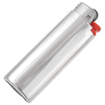 Blank Lighter Cover, Sleeve, or Case for Bic Lighters, Silver (10 Count)