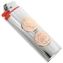 Silver Metal Bic Lighter Case Sounds like BS – Double P Western Store &  Boutique