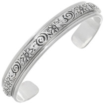 Navajo Sterling Silver Cuff Bracelet 42328